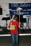 Gisela Brilke beim Balanceakt